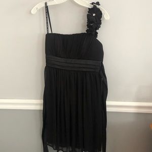 David’s Bridal little black dress